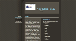 Desktop Screenshot of navsteel.com